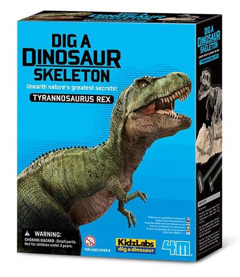חפירת שלד דינוזאור טירנוזאורוס טי-רקס Tyrannosaurus 4M