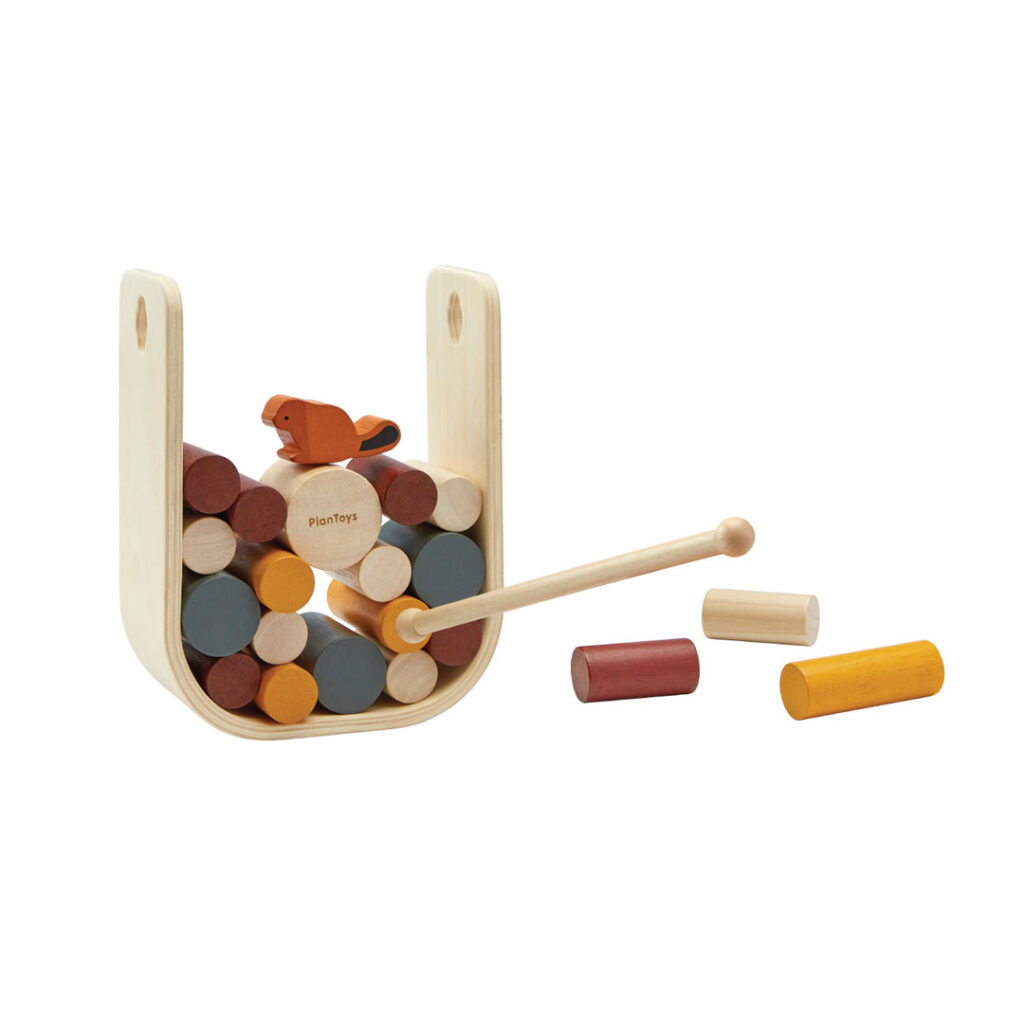 מפולת בולי עץ - חדש! Plan Toys