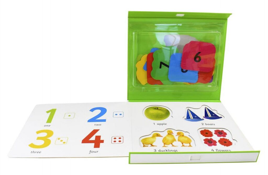 ספר פאזל שקעים מספרים Priddy Books