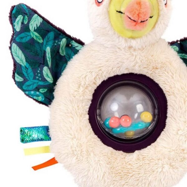 בובת תוכי רעשן חרוזים Moulin Roty