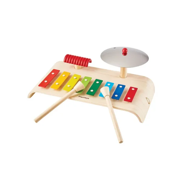כלי נגינה - סט מוזיקלי מעץ Plan Toys