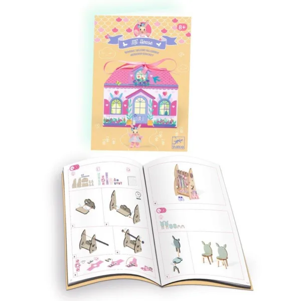 יצירה DIY בתים מיניאטוריים רוזי Djeco