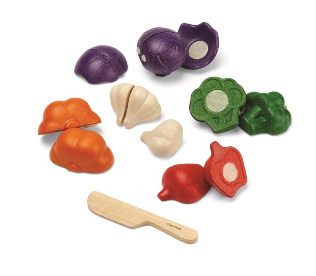 סט ירקות ב-5 צבעים Plan Toys