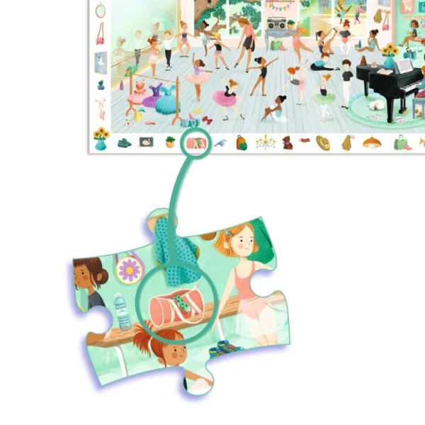 פאזל מסגרת 100 בית ספר למחול Djeco