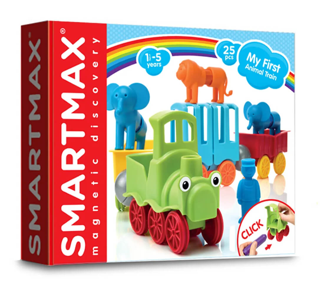 משחק מגנטים רכבת החיות Smartmax