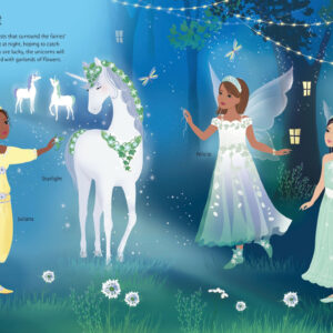 חוברת הלבשה מדבקות נסיכות פיות Usborne