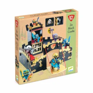 טירת אבירים שחורה ומודולרית מעץ - בלאק קאסל Djeco