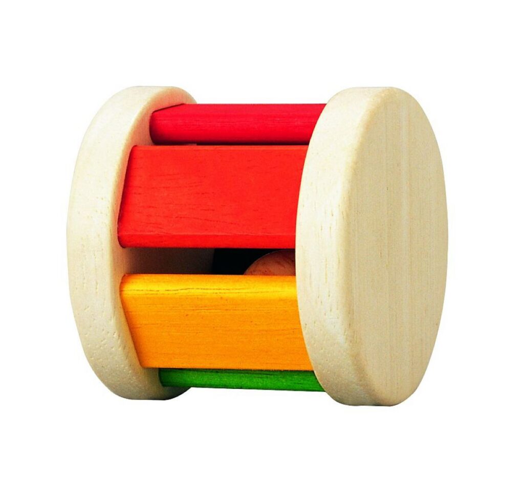 רעשן מתגלגל מעץ Plan Toys