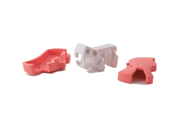הרכבה היפופוטם מגנטי עם שלד Halftoys