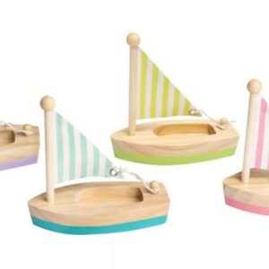 סירת מפרש מעץ Linda Toys
