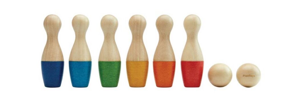 משחק באולינג עץ Plan Toys