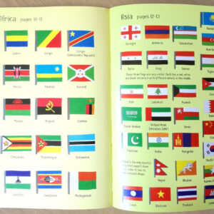 חוברת מדבקות דגלים Usborne