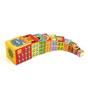 מגדל 10 קוביות רכבים Djeco