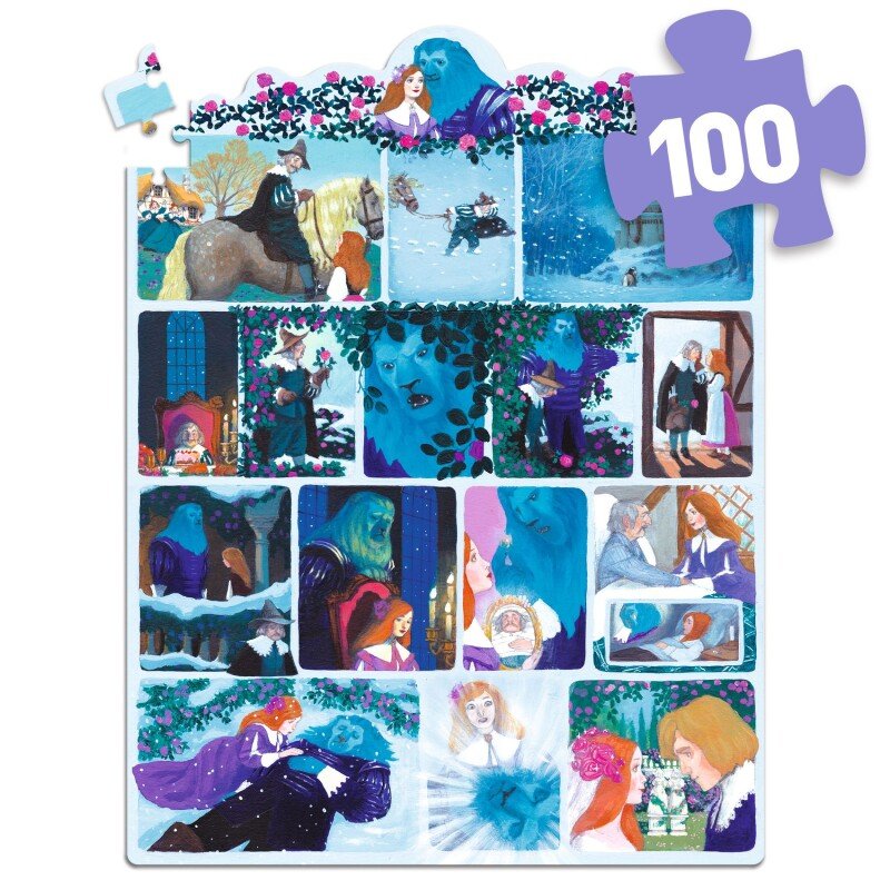 פאזל 100 אגדות היפה והחיה Djeco