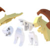 הרכבה אריה מגנטי עם שלד Halftoys