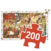 פאזל הבחנה מסגרת 200 חלקים סוסים Djeco