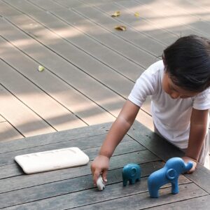 פאזל משפחת פילים מעץ Plan Toys
