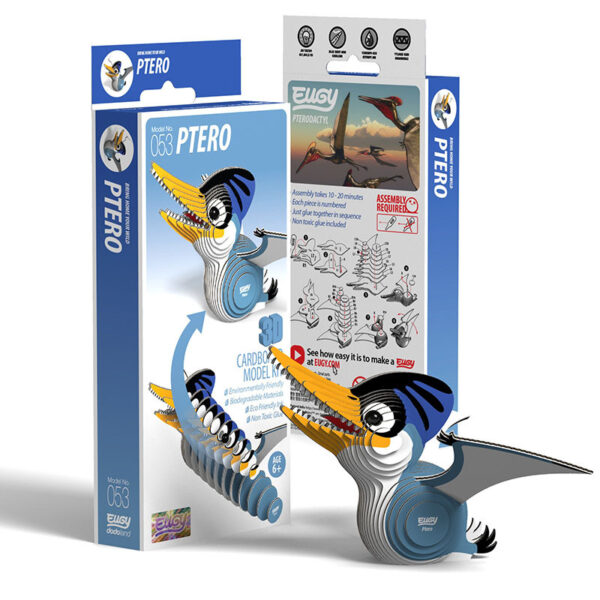 יצירה יוגי דינוזאור פטרודקטילוס Ptero EUGY