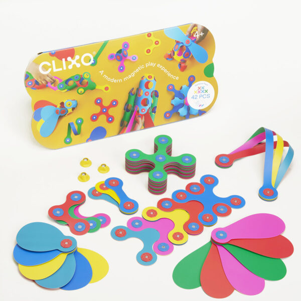 קליקסו Clixo ערכת 42 חלקים מגנטיים קשת
