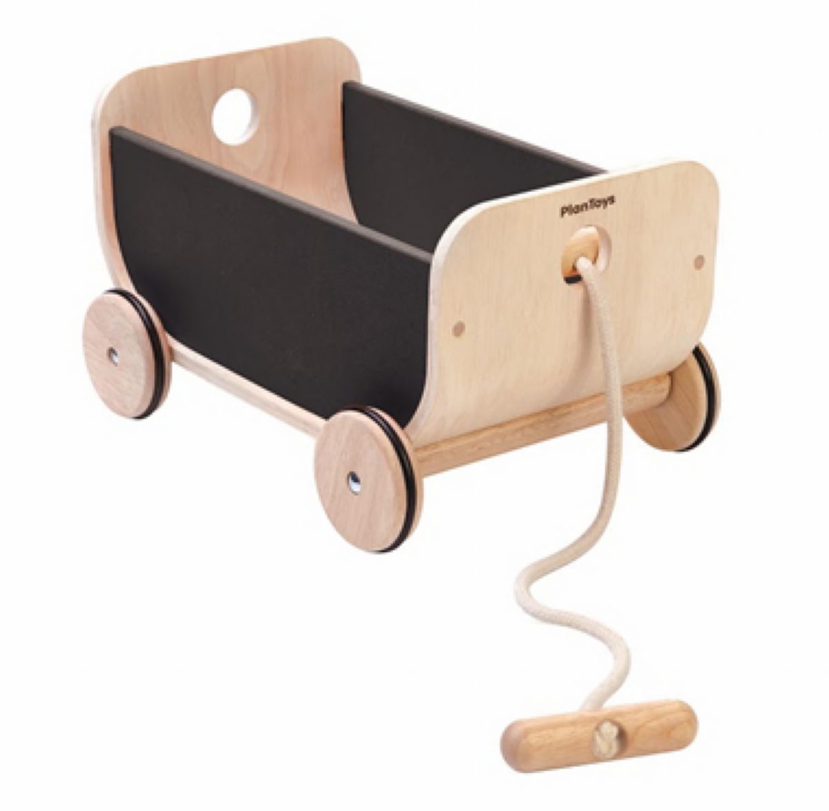 עגלה שחורה Plan Toys