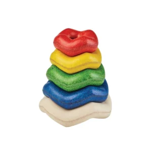 מגדל גלים צבעוני מעץ Plan Toys