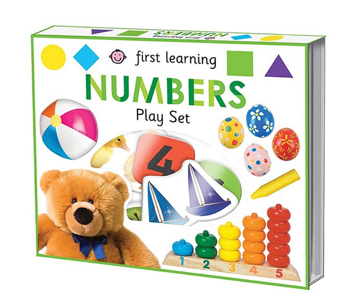 ספר פאזל שקעים מספרים Priddy Books