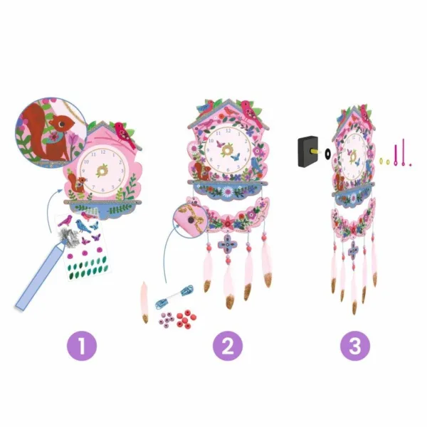 יצירה DIY שעון קוקייה Djeco