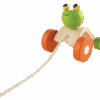 צעצוע גרירה צפרדע קופצנית Plan Toys