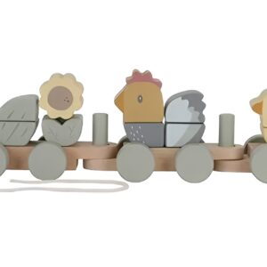רכבת השחלות מעץ 'אפרוחים' Little Dutch