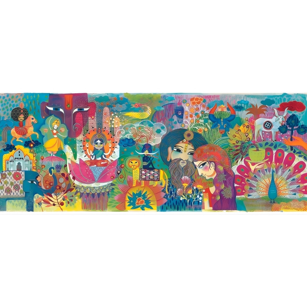 פאזל גלריה 1000 - הודו הקוסמית Djeco