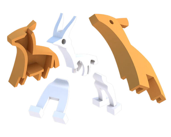 הרכבה אימפלה מגנטי עם שלד Halftoys