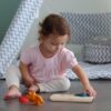 פאזל משפחת דינוזאורים מעץ Plan Toys