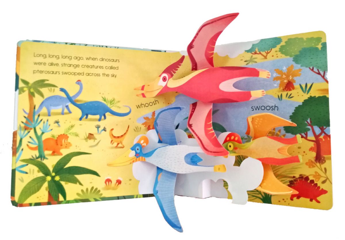 ספר תלת מימד פופ אפ דינוזאורים Usborne