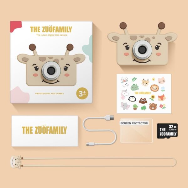 מצלמה דיגיטלית Zoo Friends ג'ירפה THE ZOOFAMILY