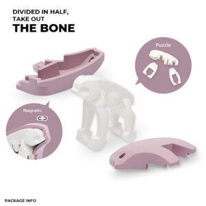 הרכבה עצלן מגנטי עם שלד Halftoys