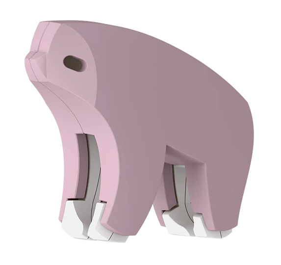 הרכבה עצלן מגנטי עם שלד וסביבת מחיה 3D Halftoys