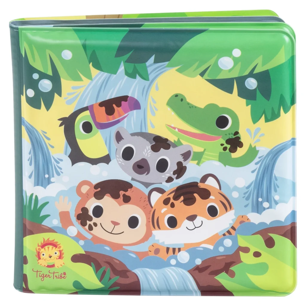 ספר קסם לאמבטיה חיות ג'ונגל Tiger Tribe