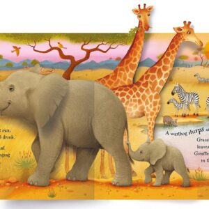 ספר תלת מימד פופ אפ חיות Usborne