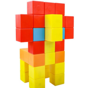 42 קוביות מגנטיות גדולות לקטנטנים Magnetic Cubes