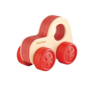 מכונית עץ אדומה לתינוקות Plan Toys