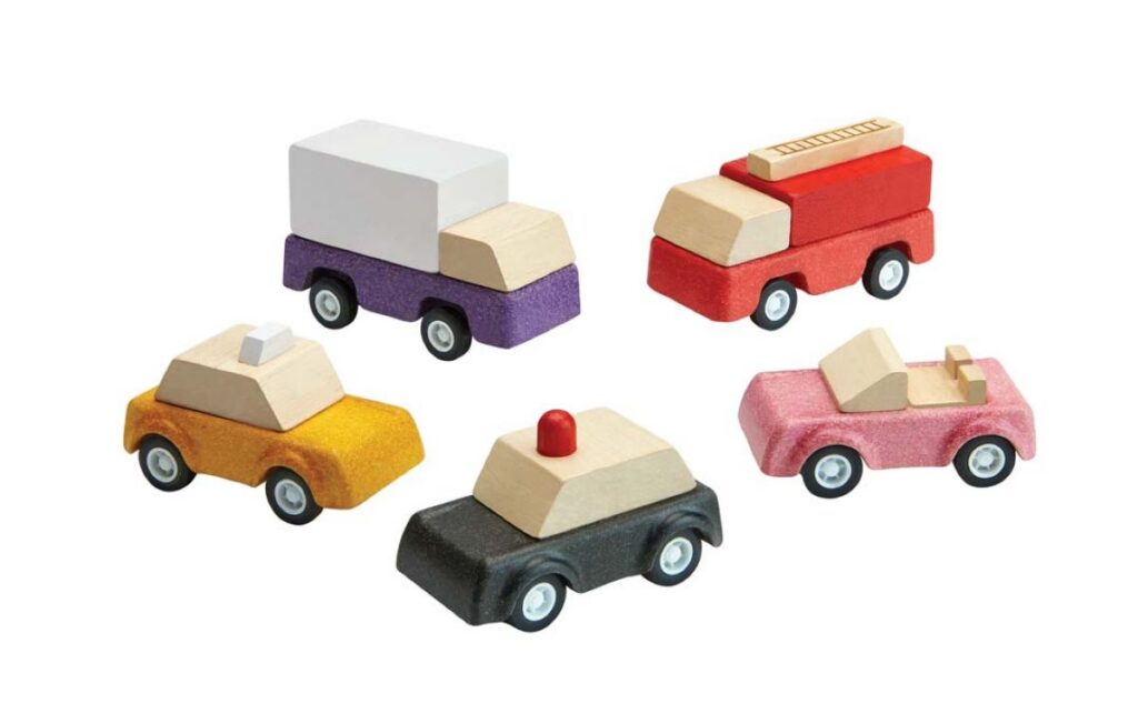 מכוניות PlanWorld מעץ Plan Toys