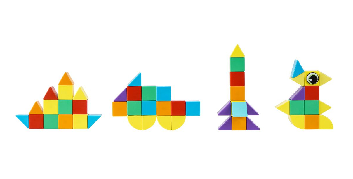 42 קוביות מגנטיות גדולות לקטנטנים Magnetic Cubes