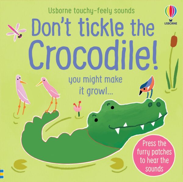 ספר מנגן מישוש וצלילים אל תדגדגו את התנין Usborne